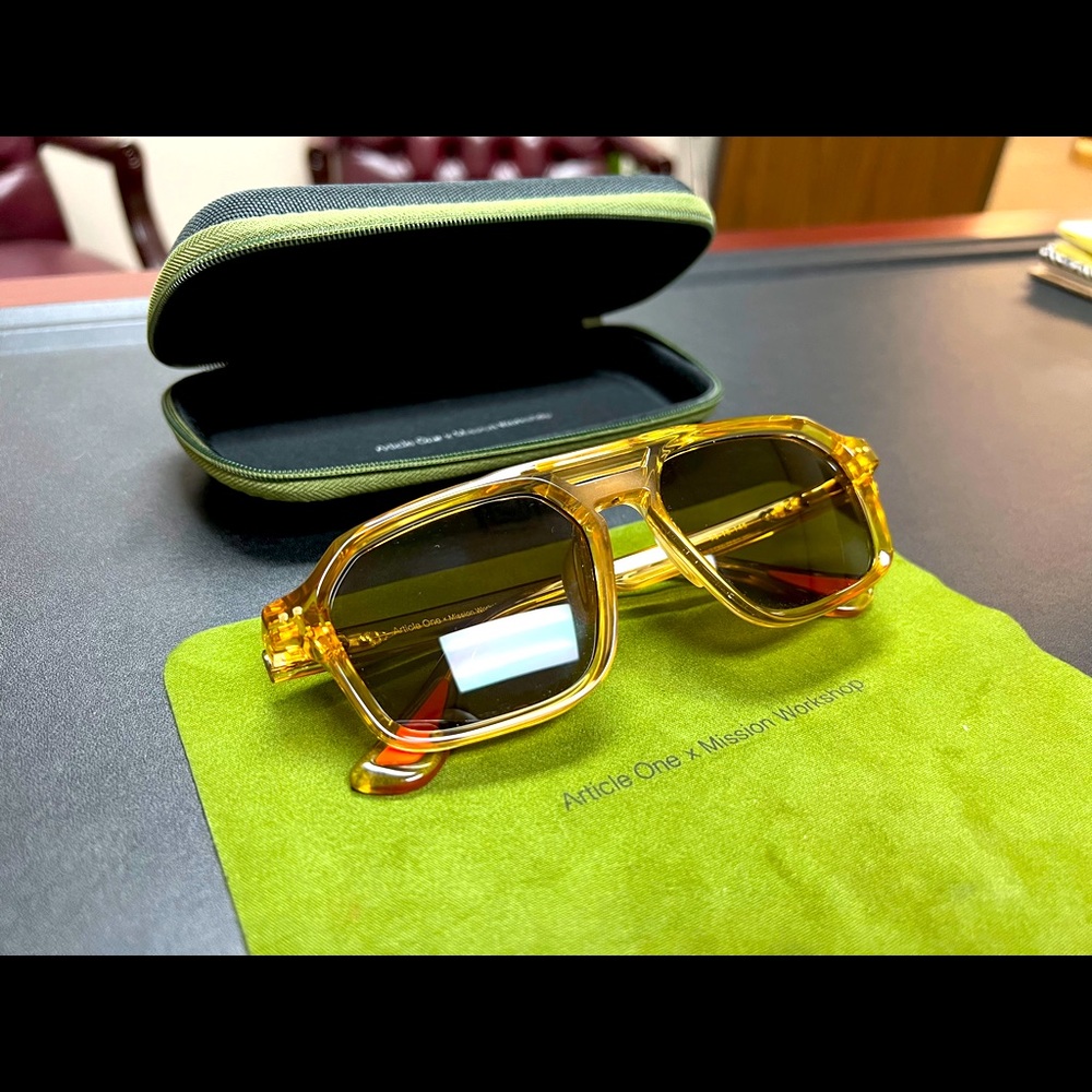 ARTICLE ONE X MISSION WORKSHOP : NAVIGATOR SUNGLASSES